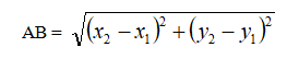 Coordinate Geometry formula