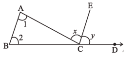 Exterior Angle Property of a Triangle