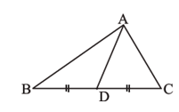altitude and median of a triangle