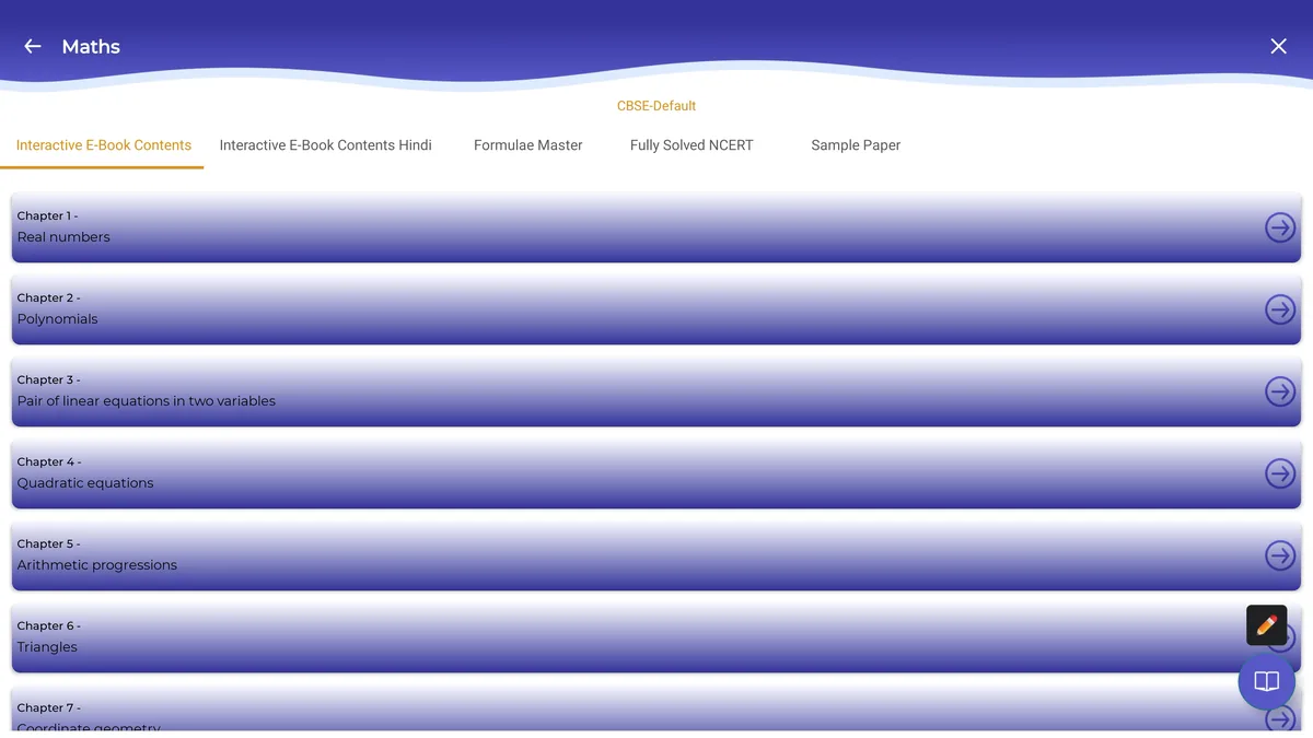 StudynLearn K12 Content App anytime, anywhere access screen