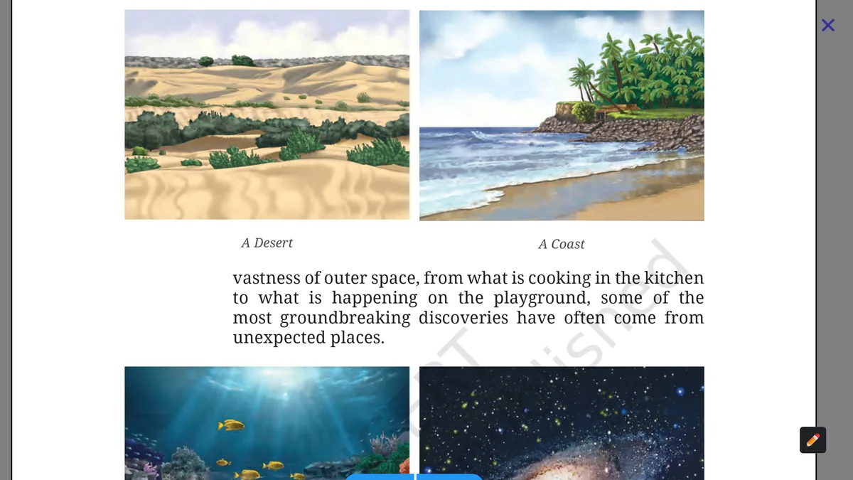 StudynLearn K12 Content App test and practice screen